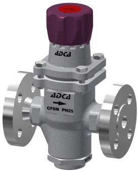 Клапан редукционный фланцевый ADCA PRV25IG P3,5-8,6 Ру25 Ду25 (PN25 DN25 )