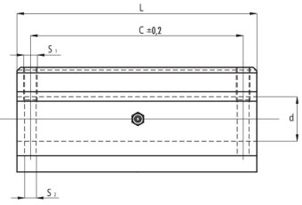 Линейный подшипник в сборе с корпусом NBS (ISB) SCW10UUAS