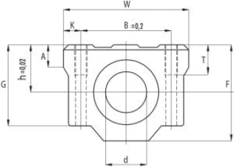 Линейный подшипник в сборе с корпусом NBS (ISB) SCV35UU