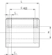 Линейный подшипник в сборе с корпусом NBS (ISB) SC35UU