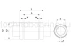 Линейный шариковый подшипник TECHNIX LME 20-UU-AJ (KBS 20 45 PP)