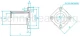 Линейный шариковый подшипник FLI SMK 16 E