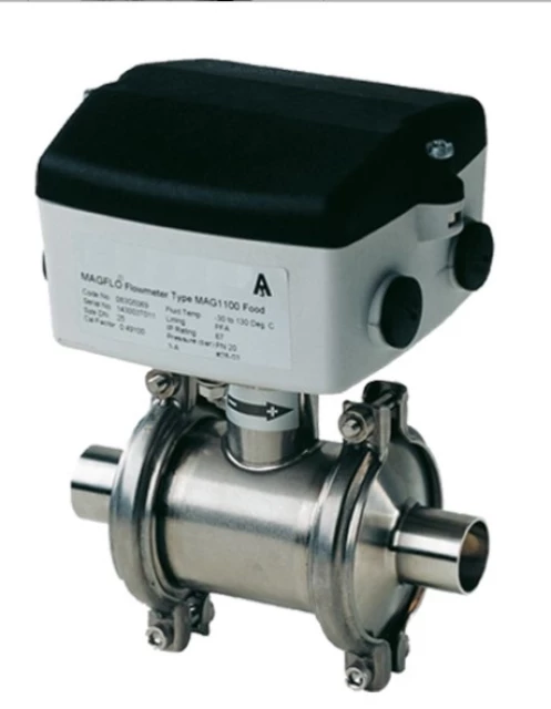 Датчик электромагнитного расходомера Siemens SITRANS F M MAGFLO MAG 1100 FOOD  7ME6140-3TA10-1AA1