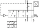Клапан плавного пуска/быстрого выхлопа Festo MS6-SV-1/2-E-ASIS-SO-AG