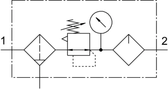 Блок подготовки воздуха Festo FRC-1/2-D-5M-MIDI-MPA