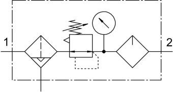 Блок подготовки воздуха Festo FRC-1/4-D-MIDI-A-MPA