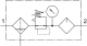 Блок подготовки воздуха Festo FRC-1/4-D-MIDI-A-MPA