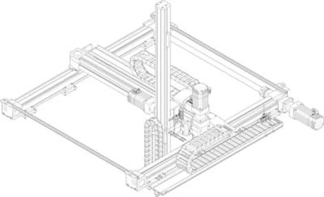 Трехкоординатный портал Y Festo XCR-3