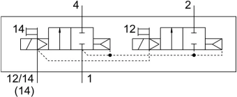 Распределитель с электроуправлением Festo VSVA-B-T22C-AZH-A1-1T1L
