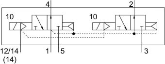 Распределитель с электроуправлением Festo VSVA-B-T32U-AZ-A1-1T1L