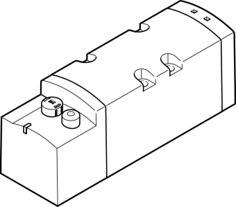 Распределитель с электроуправлением Festo VSVA-B-M52-MZH-D2-1T1L
