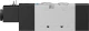 Распределитель с электроуправлением Festo VUVS-LT25-M52-MZD-G14-F8-1C1