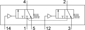 Пневмораспределитель Festo VUWS-LT25-T32C-M-G14