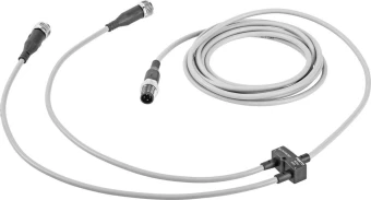 Коллектор Festo NEDY-L2R1-V1-M12G5-U-0.3L-M12G4-2.5R