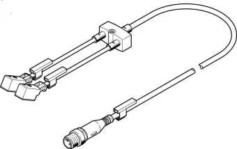 Коллектор Festo NEDY-L2R1-V1-Z4W2Z-U-0.3L-M12G4-5R