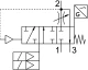 Клапан плавного пуска/быстрого выхлопа Festo MS6-SV-1/2-D-10V24-2M8-SO-AG