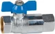Кран шаровой с обратным клапаном латунный резьбовой Genebre 3123-06 Ру25 Ду25 (PN25 DN25)