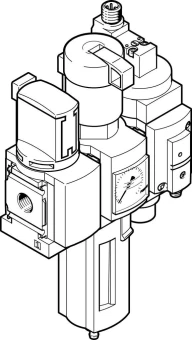 Блок подготовки воздуха, комбинация Festo MSB4-1/4:C3:J120:D14-WP