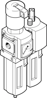 Блок подготовки воздуха, комбинация Festo MSB4-1/4-FRC13:J120M1