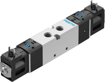 Распределитель с электроуправлением Festo VUVS-LK20-B52-D-G18-1C1+GL-S
