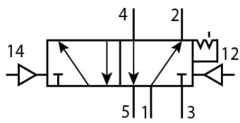 Пневмораспределитель Festo VUWS-LT30-B52-G38