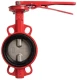Затвор дисковый чугунный межфланцевый Rushwork 215-050-16 Ру16 Ду50 (PN16 DN50)