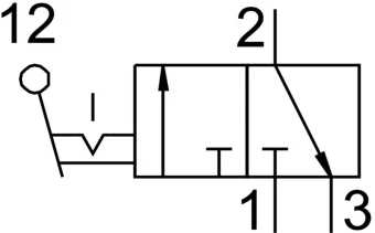 Ручной клапан Festo H-3-1/4-B