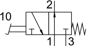 Пневмопедаль Festo FO-3-1/4-B
