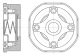 Клапан обратный пружинный из нержавеющей стали межфланцевый Rushwork 404-015-40 Ру40 Ду15 (PN40 DN15 )