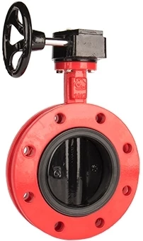 Затвор дисковый чугунный фланцевый Rushwork 216-400-16 Ру16 Ду400 (PN16 DN400)