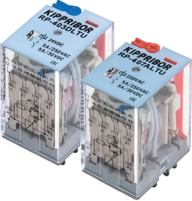 Промежуточное реле общепромышленное KIPPRIBOR RP-405-DLTU