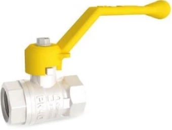Кран шаровой латунный резьбовой для газа LD Pride 47.15. GAS Ру40 Ду15 (PN40 DN15) рычаг, муфта-муфта