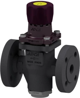Клапан редукционный прямого действия из стали фланцевый ADCA PRW25/2S P0,35-1,7 Ру25 Ду20 (PN25 DN20 )