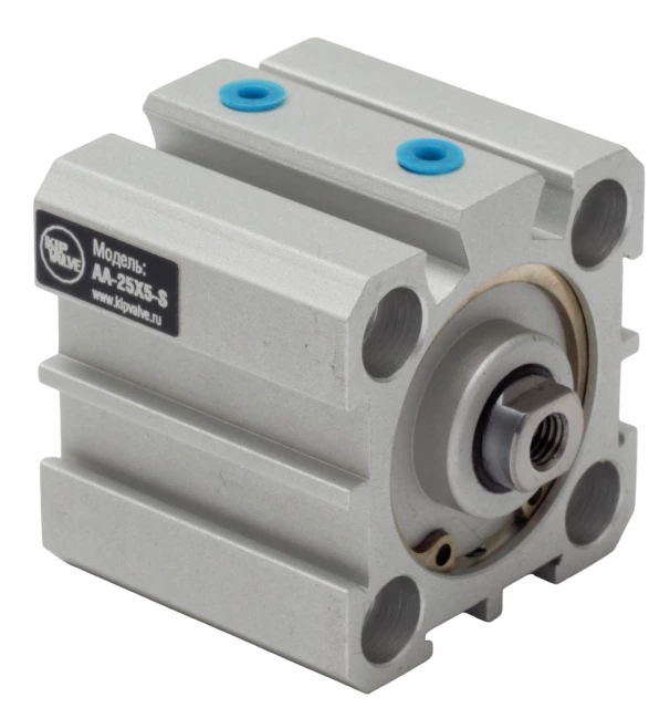 Компактный пневмоцилиндр KIPVALVE AA-25x5-S