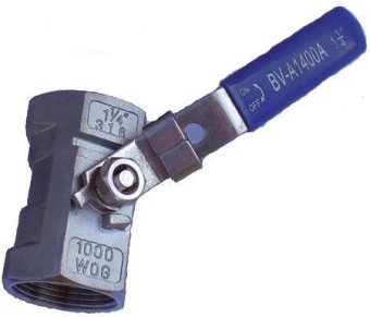 Кран шаровой резьбовой ABRA BV-A1400A Ру40 Ду10 (PN40 DN10)