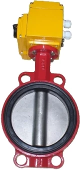 Затвор дисковый чугунный с электроприводом ABRA BUV-VF826D Ру16 Ду300 GGG40 NBR (PN16 DN300)