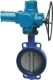 Затвор дисковый межфланцевый с электроприводом 3х380 ABRA BUV-VF826D300GGG40NBR Ру16 Ду300 NBR (PN16 DN300)