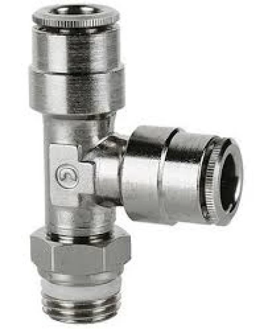 Тройник цанговый с резьбой Camozzi 6442 5-M5