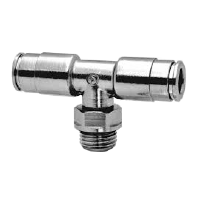 Тройник цанговый с резьбой Camozzi 8432 6-1/8
