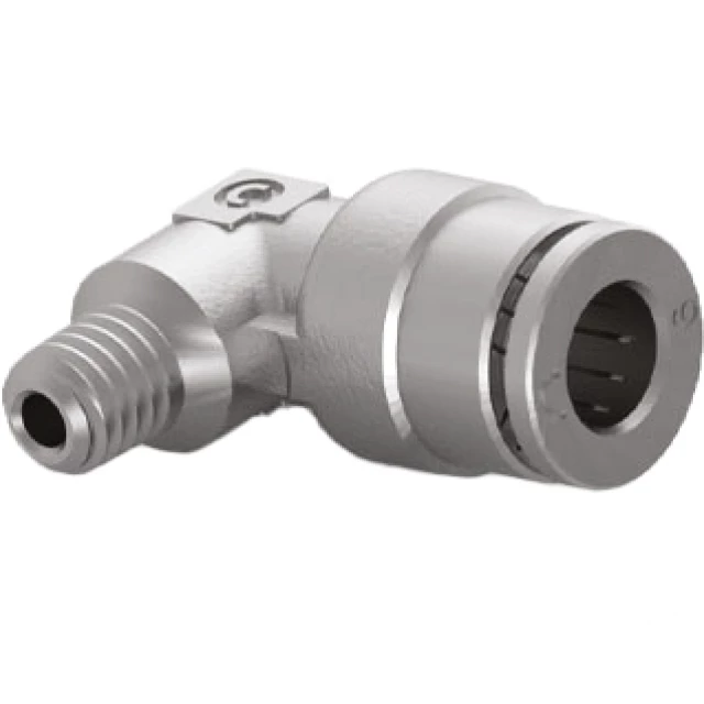 Штуцер цанговый угловой Camozzi HP6500 6-M6x0,75