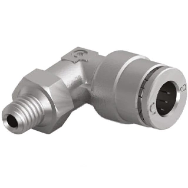 Штуцер цанговый угловой Camozzi HP6520 4-M12x1