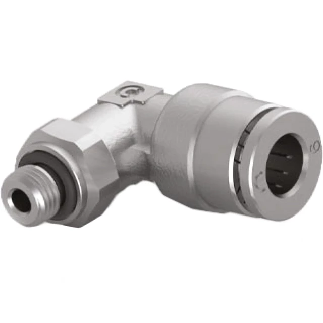 Штуцер цанговый угловой Camozzi HP6522 6-M6x0,75
