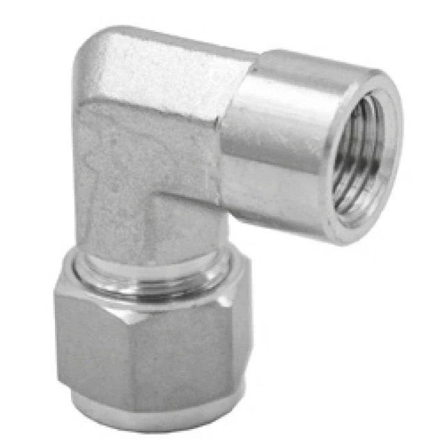 Штуцер угловой с накидной гайкой Camozzi X1093 4-1/4 SS316
