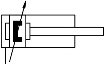 Круглый пневмоцилиндр SMC CD85N25-10SB