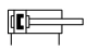 Компактный цилиндр SMC CDQ2B12-10DC