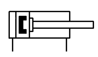 Компактный цилиндр SMC CDQ2B180TF-30D