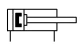 Компактный цилиндр SMC CDQ2B32-50D