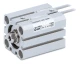Компактный цилиндр SMC CDQSB20-10DM