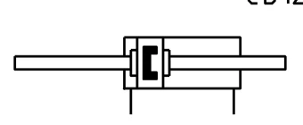 Пневмоцилиндр на стяжных шпильках SMC CDS1BN125TF-295W