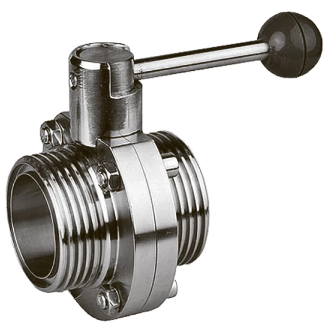 Затвор дисковый поворотный для пищевых производств Camozzi CIBW-2010-50E-CAD